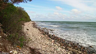 Strand in der Nähe von Gilleleje Hyggehus