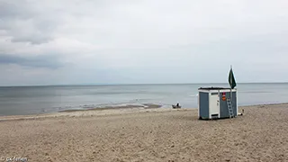 Strand in der Nähe von Gilleleje Hyggehus