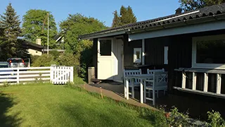 Terrasse von Hornbæk Sommerhus