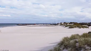 Strand in der Nähe von Hornbæk Sommerhus