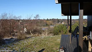 Terrasse von Hus Tibirke Pyramide