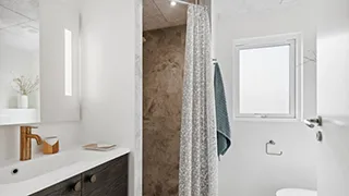 Badezimmer in Gilleleje Wellnesshus