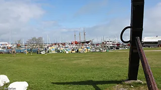 Hafen in der Nähe von Gilleleje Wellnesshus