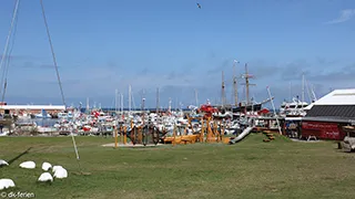 Hafen in der Nähe von Gilleleje Wellnesshus