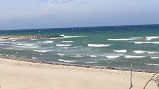 Strand in der Nähe von Helsinge Poolhus