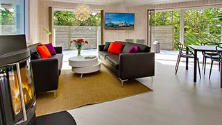 Wohnzimmer von Godhavn Poolhus