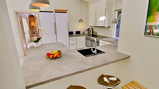 Küche in Godhavn Poolhus