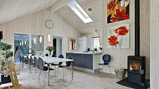 Essbereich in Gilleleje Aktivhus