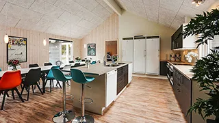 Küche in Skånstrøm Poolhus