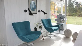 Wohnzimmer von Sjælland Poolhus