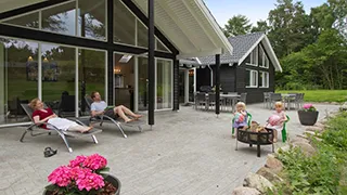 Terrasse von Sarahs Hus