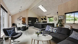 Wohnzimmer von Vejby Poolhus