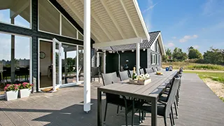 Terrasse von Nordgård Aktivhus
