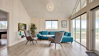 Wohnzimmer von Olsens Poolhus