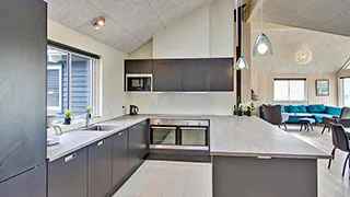 Küche in Olsens Poolhus