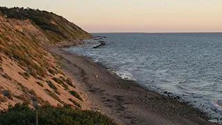 Strand in der Nähe von Linde Poolhus