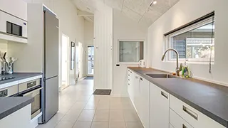 Küche in Vipstjerte Poolhus
