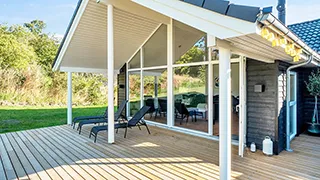 Terrasse von Vipstjerte Poolhus
