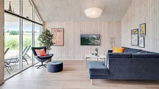 Wohnzimmer von Øllemose Poolhus