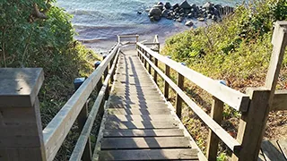 Strand in der Nähe von Øllemose Poolhus