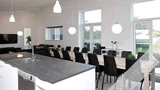 Küche in Hesselhøj Poolhus
