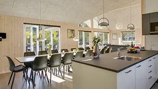 Essbereich in Bøllejung Aktivhus