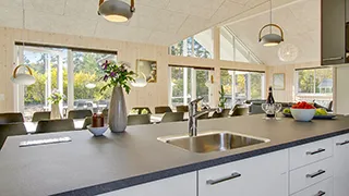 Küche in Bøllejung Aktivhus