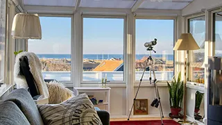 Wohnzimmer von Karrebæks Hyggehus
