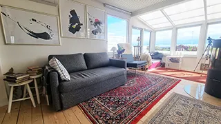Wohnzimmer von Karrebæks Hyggehus