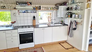 Küche in Karrebæks Hyggehus