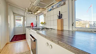 Küche in Karrebæks Hyggehus