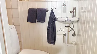 Badezimmer in Karrebæks Hyggehus