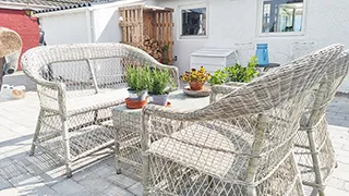Terrasse von Karrebæks Hyggehus
