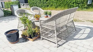 Terrasse von Karrebæks Hyggehus