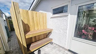 Terrasse von Karrebæks Hyggehus