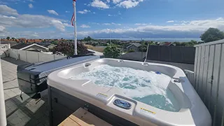 Außenwhirlpool  Karrebæks Hyggehus