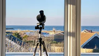 Ausblick von Karrebæks Hyggehus