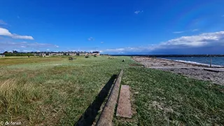 Strand in der Nähe von Karrebæks Hyggehus
