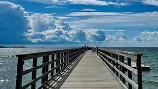 Strand in der Nähe von Sommerhus Kobæk