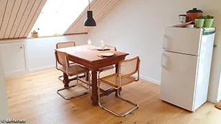 Essbereich in Havørn Lejlighed