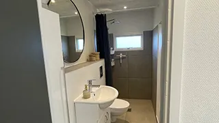 Badezimmer in Limfjordens Hyggehus