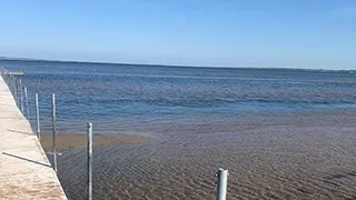 Strand in der Nähe von Limfjordens Hyggehus