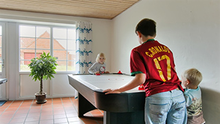 Airhockey in Ejsingholm Aktivhus