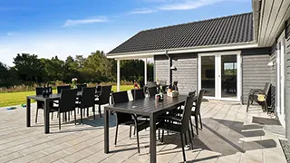 Terrasse von Hostrup Gruppehus