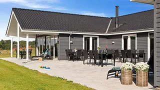 Terrasse von Hostrup Gruppehus