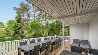 Terrasse von Ahorn Poolhus