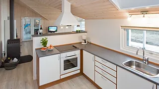 Küche in Virksund Aktivhus