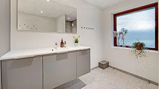 Badezimmer in Jægerspris Gruppehus