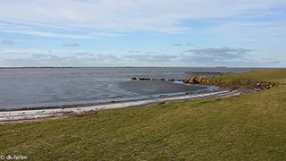 Strand in der Nähe von Skulbøl Strandhus