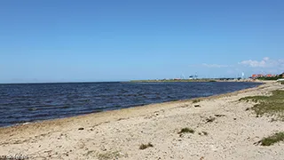 Strand in der Nähe von Bork Havn Hyggehus